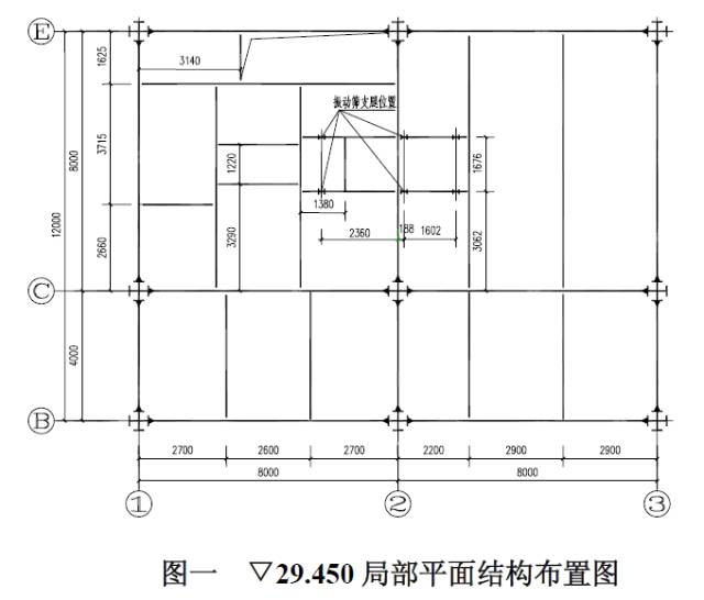 局部平面结构布局图